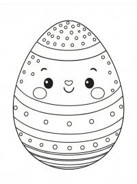 Кавайне великоднє яйце