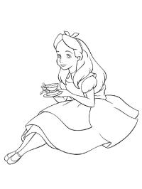 Еліс п'є чай