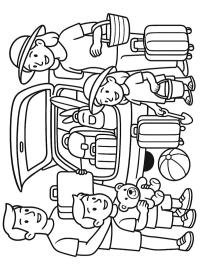 Сім’я їде у відпустку