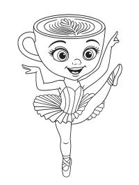 Балерина Каппучіна танцює