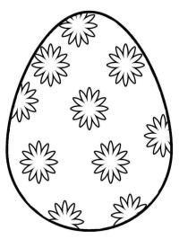 Квіткове пасхальне яйце