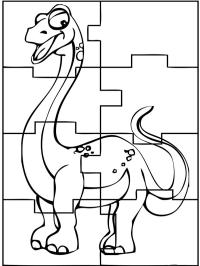 головоломка динозавр