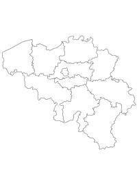 Карта Бельгії