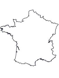Карта Франції