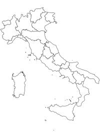 Карта Італії