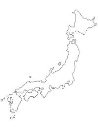 Карта Японії
