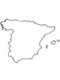 Карта Іспанії