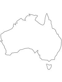 Карта Австралії