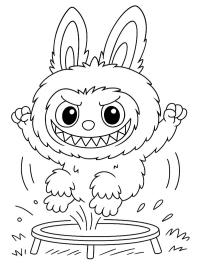 Лабубу на батуті