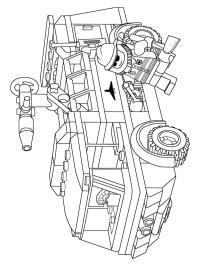 Лего пожежна машина