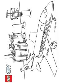 Лего літак в аеропорту