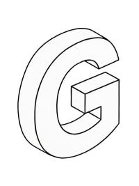 Літера G 3D