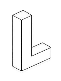 Літера L 3D