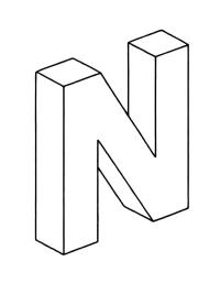 Літера N 3D