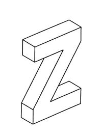 Літера Z 3D
