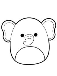 Squishmallows Слон Міла