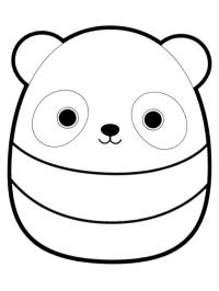 Squishmallows Панда Стенлі
