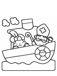 Піт і Святий Миколай на пароплаві