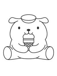 Помпомпурін їсть морозиво