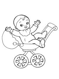 лялька в колясці