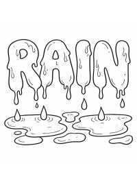 Мокрі літери RAIN