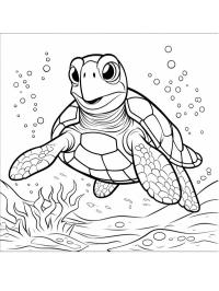 Черепаха під водою
