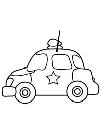 Простий поліцейський автомобіль