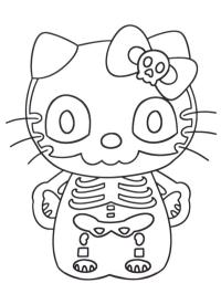 Скелет Hello Kitty