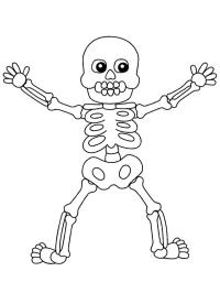 Хеллоуїн людський скелет