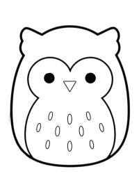 Squishmallows Сова Гут