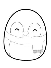 Squishmallows Пінгвін Луна