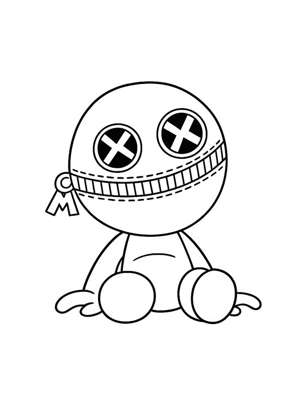 Blanky Blankz (Poppy Playtime) Розмальовка