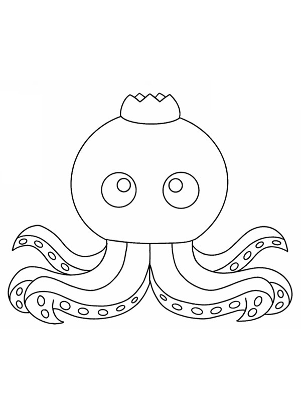 Blueberrinni Octopussini Розмальовка Blueberrinni Octopussini Розмальовка