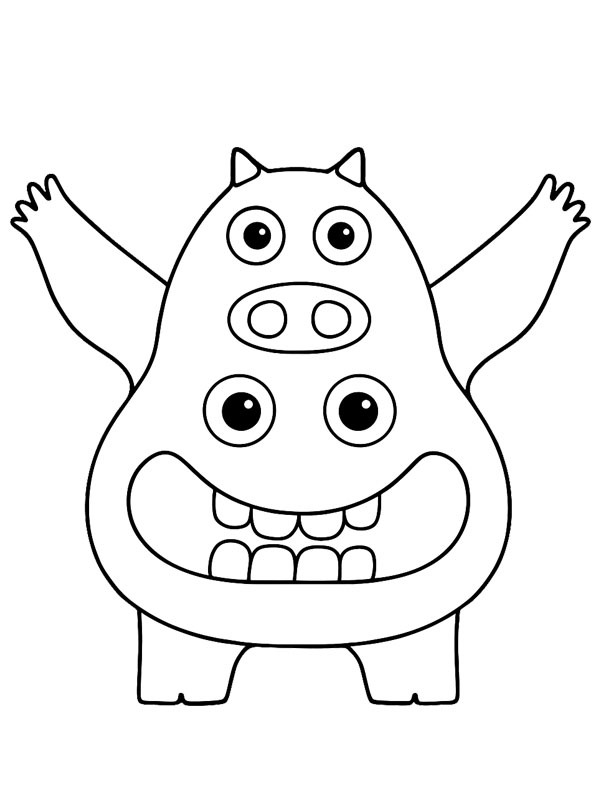 Chef Pigster (Garten of Banban) Розмальовка Chef Pigster (Garten of Banban) Розмальовка
