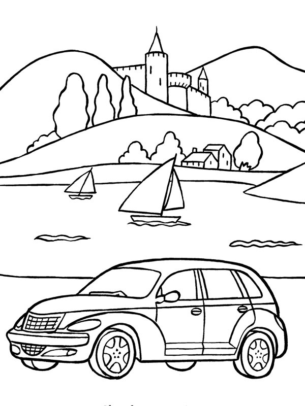 Chrysler PT Cruiser Розмальовка Chrysler PT Cruiser Розмальовка