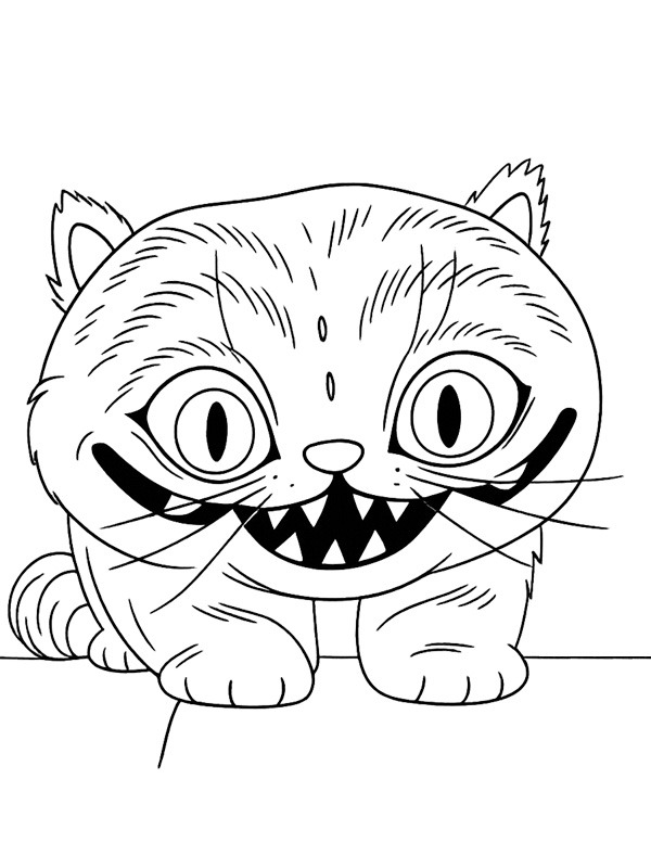 Derpy Tiger Кейпоп-мисливиці на демонів Розмальовка Derpy Tiger Кейпоп-мисливиці на демонів Розмальовка