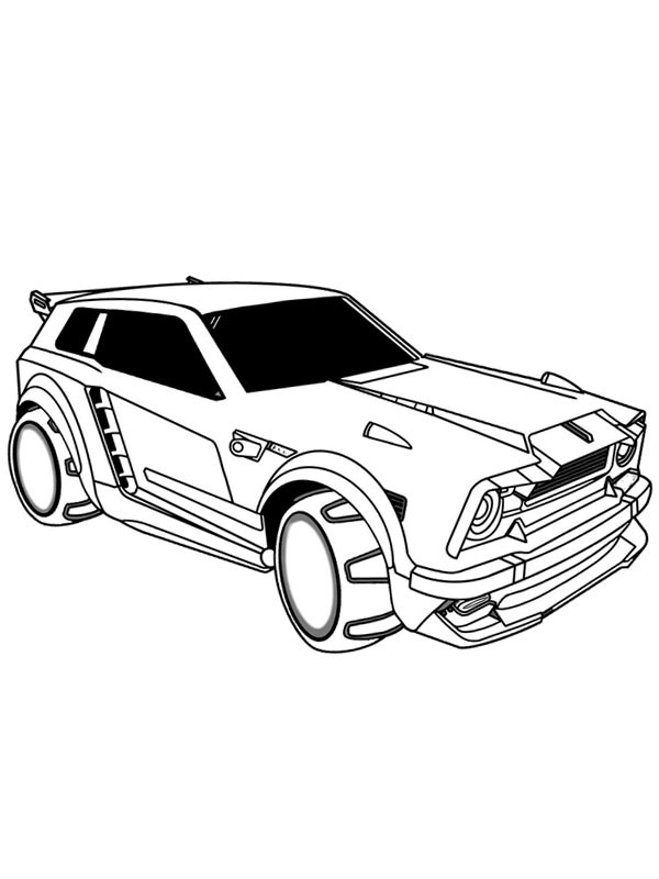 Fennec Rocket League Розмальовка Fennec Rocket League Розмальовка