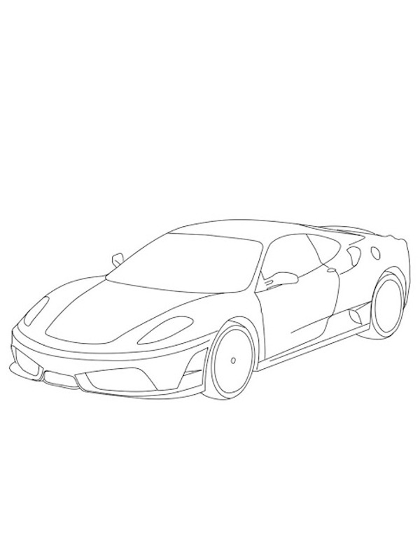 Феррарі F430 Розмальовка Феррарі F430 Розмальовка