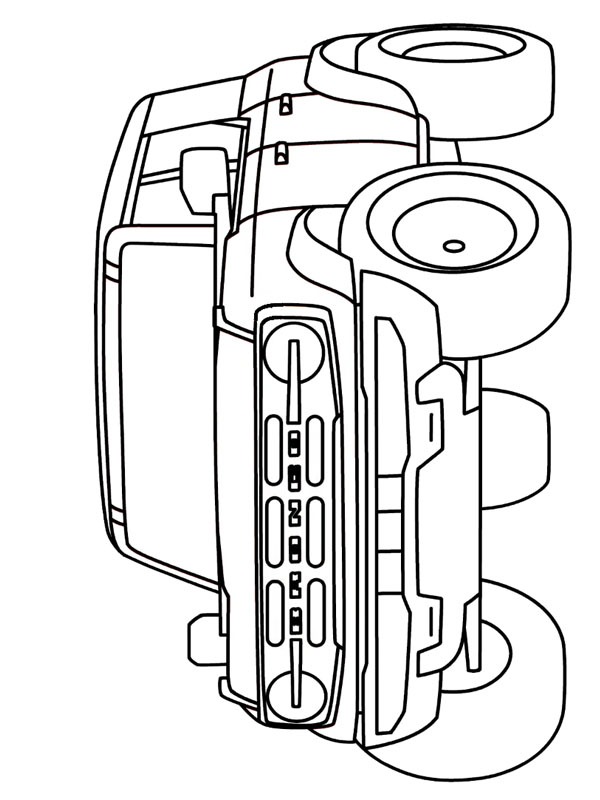 Ford Bronco Розмальовка Ford Bronco Розмальовка