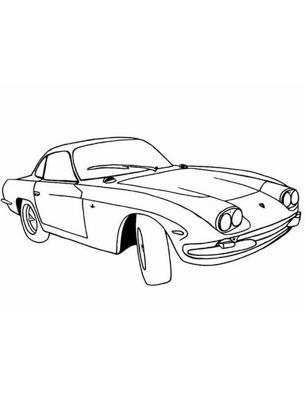 Ламборгіні 400 GT (1966) Розмальовка Ламборгіні 400 GT (1966) Розмальовка