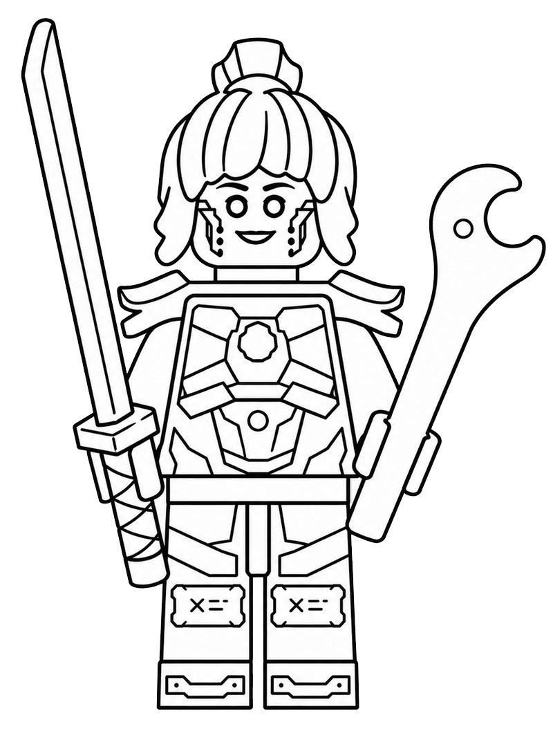 LEGO Ninjago P.I.X.A.L. Розмальовка