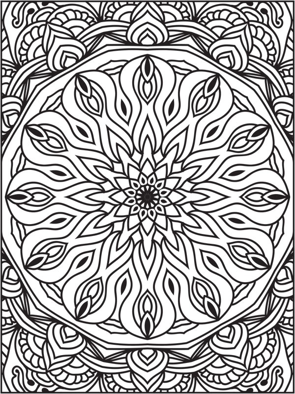 Mandala 2 Розмальовка Mandala 2 Розмальовка