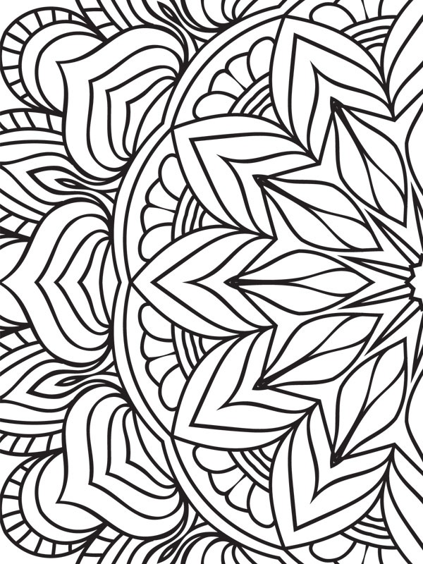 Mandala 5 Розмальовка Mandala 5 Розмальовка