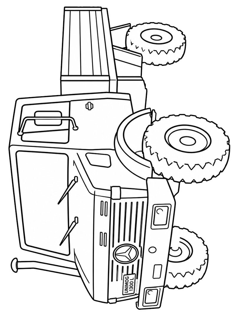 Mercedes Unimog 1300 L Розмальовка
