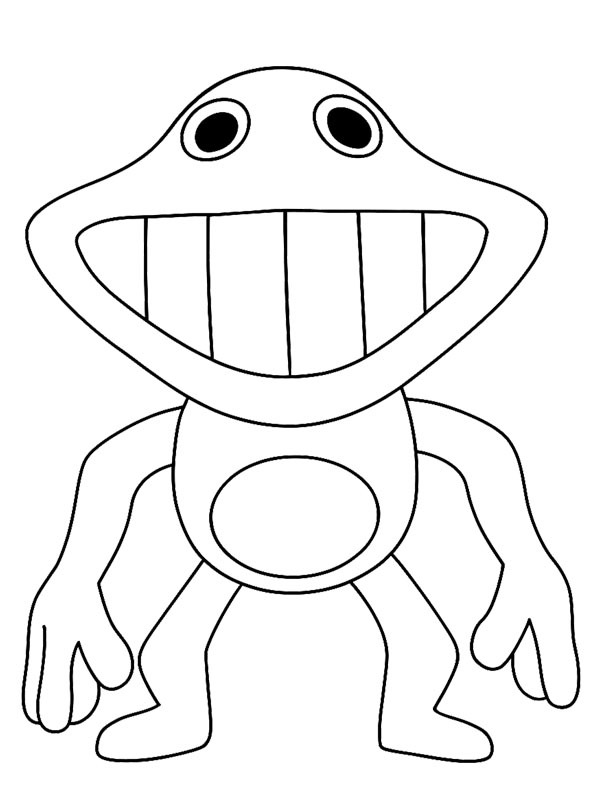 Monkey Larry (Garten of Banban) Розмальовка Monkey Larry (Garten of Banban) Розмальовка