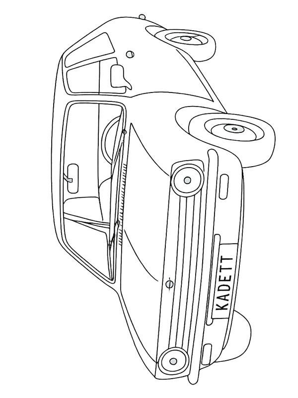 Opel Kadett Розмальовка Opel Kadett Розмальовка
