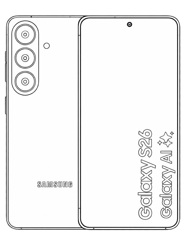 Samsung Galaxy S26 Розмальовка