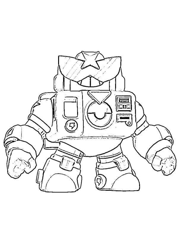 Сердж Brawl stars Розмальовка Сердж Brawl stars Розмальовка