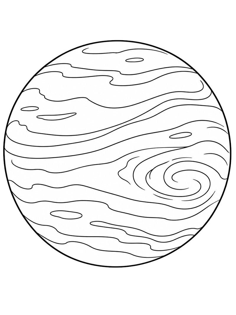 Венера (планета) Розмальовка